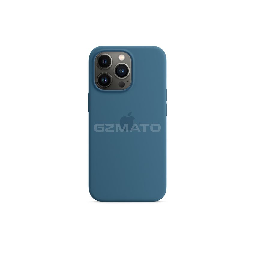 Apple iPhone 13 Pro Silicone Case with MagSafe-Blue Jay-6.1-Inch