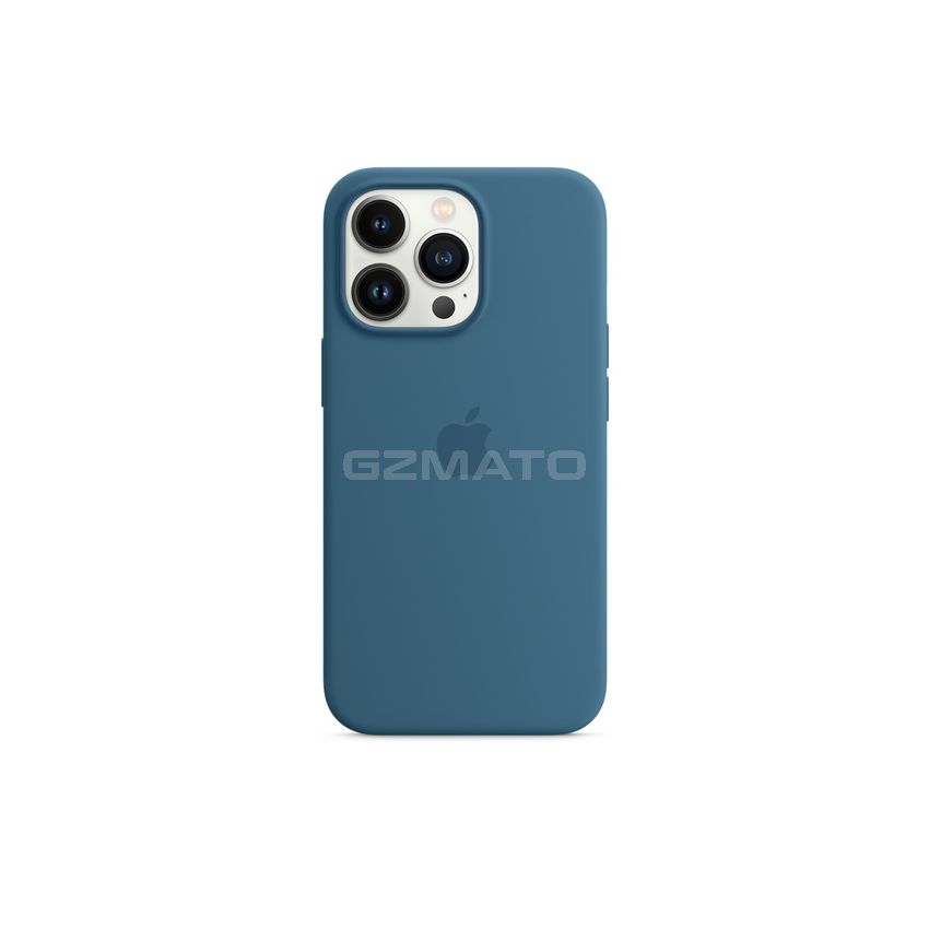 Apple iPhone 13 Pro Silicone Case with MagSafe-Blue Jay-6.1-Inch