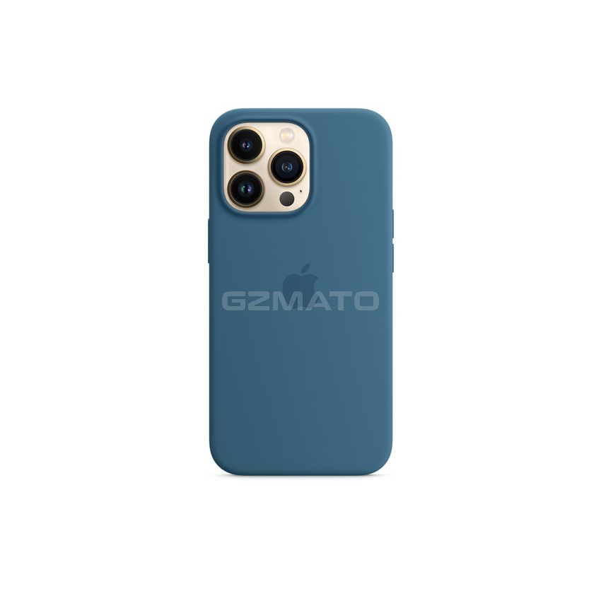 Apple iPhone 13 Pro Silicone Case with MagSafe-Blue Jay-6.1-Inch