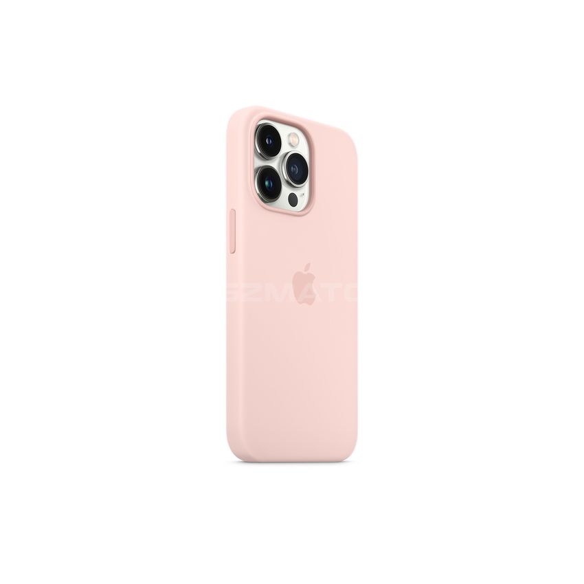 Apple iPhone 13 Pro Silicone Case with MagSafe-Chalk Pink-6.1-Inch