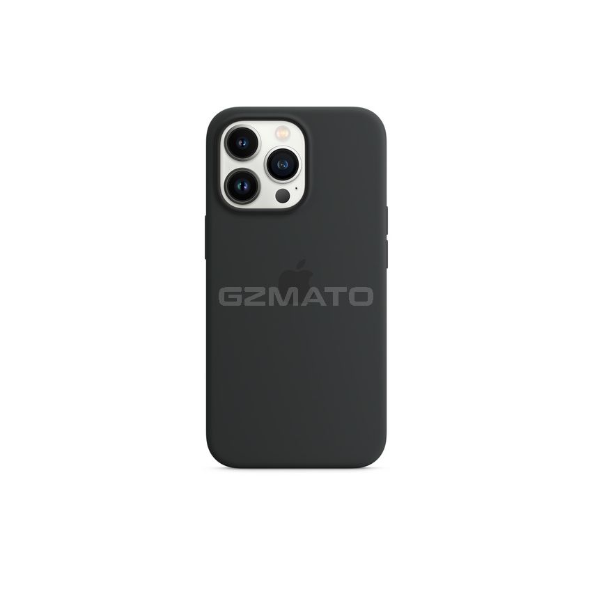 Apple iPhone 13 Pro Max Silicone Case with MagSafe-Midnight-6.7-Inch