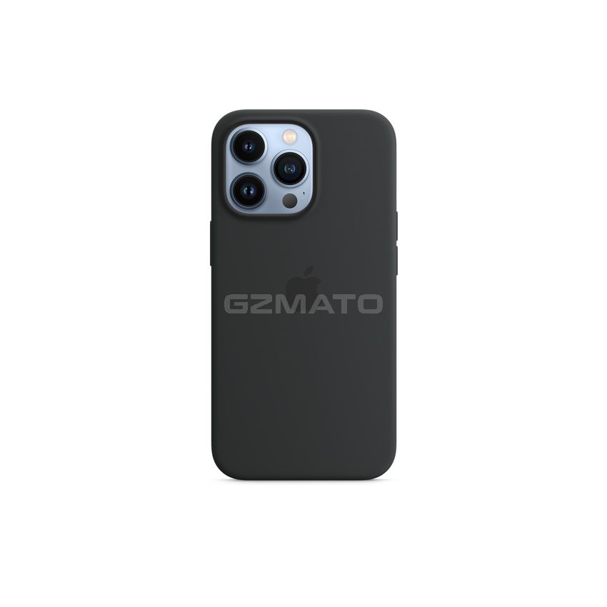 Apple iPhone 13 Pro Silicone Case with MagSafe-Midnight-6.1-Inch