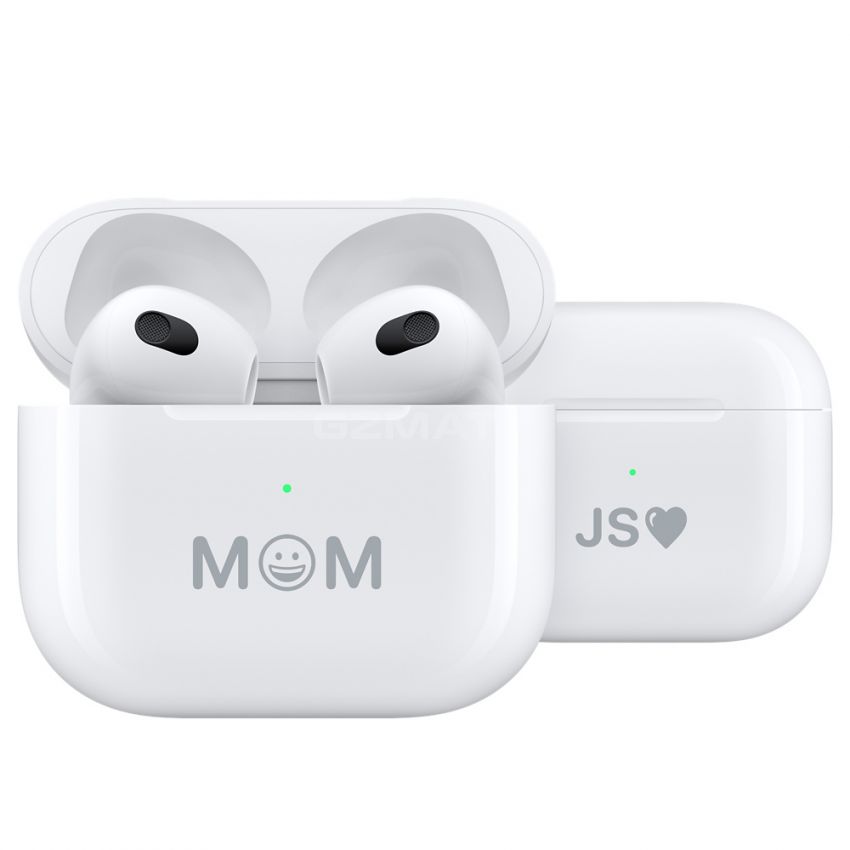 Apple 3rd Generation AirPods H1 headphone chip IPX4 Bluetooth 5.0 Amazing sound quality with Adaptive EQ