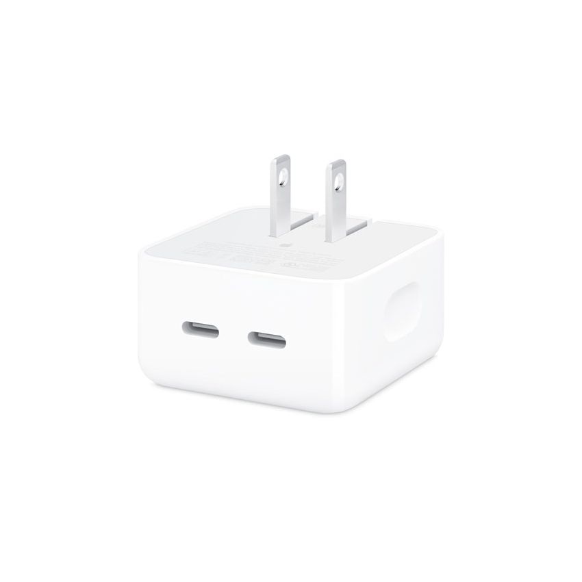 Apple 35W Dual USB-C Port Compact Power Adapter