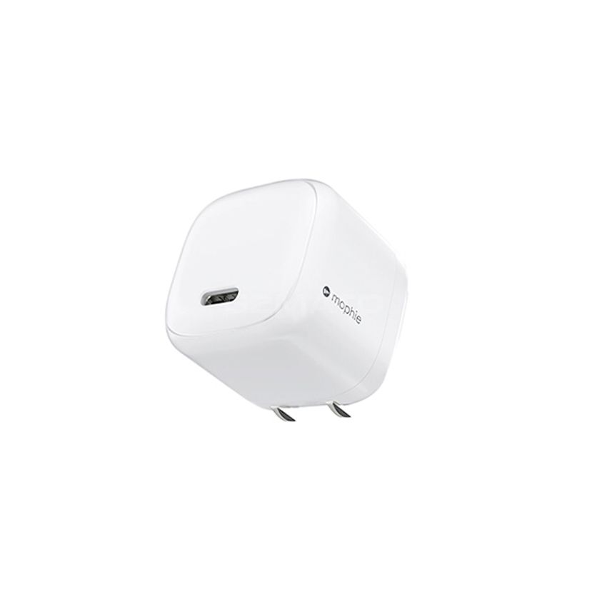 mophie mini PD 20W USB-C Wall Cable, Fast Wall Charger (Apple Exclusive) for iPhone, iPad 100V - 240V 50/60Hz 