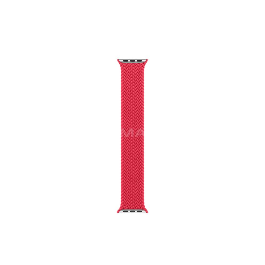 Apple Watch Series 8 (PRODUCT) RED Aluminum Case with Braided Solo Loop