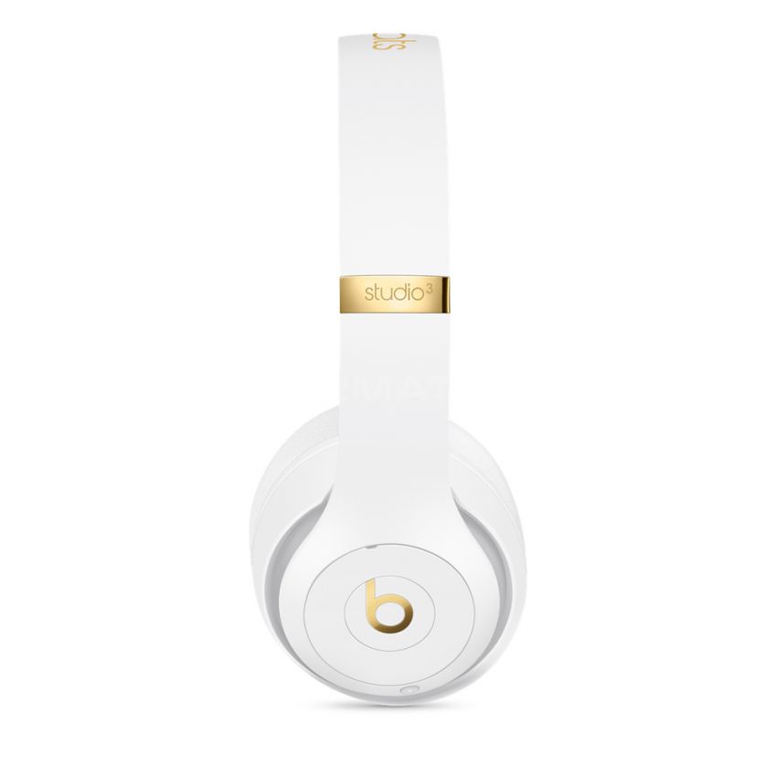 Beats Studio3 Wireless Noise Cancelling Over-Ear Headphones - Apple W1 Headphone Chip, Class 1 Bluetooth, 22 Hours of Listening Time, Built-in Microphone - -White