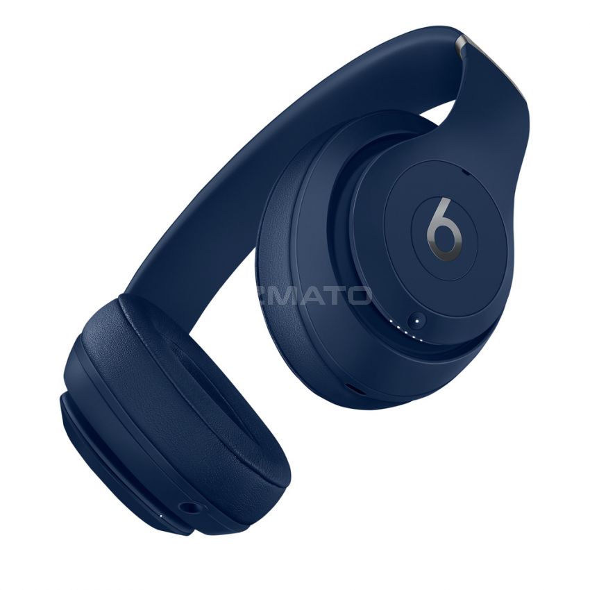 Beats Studio3 Wireless Noise Cancelling Over-Ear Headphones - Apple W1 Headphone Chip, Class 1 Bluetooth, 22 Hours of Listening Time, Built-in Microphone - -Blue
