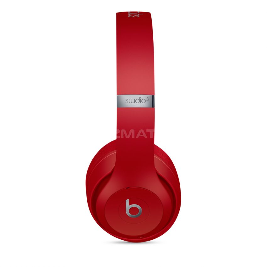 Beats Studio3 Wireless Noise Cancelling Over-Ear Headphones - Apple W1 Headphone Chip, Class 1 Bluetooth, 22 Hours of Listening Time, Built-in Microphone - -Red