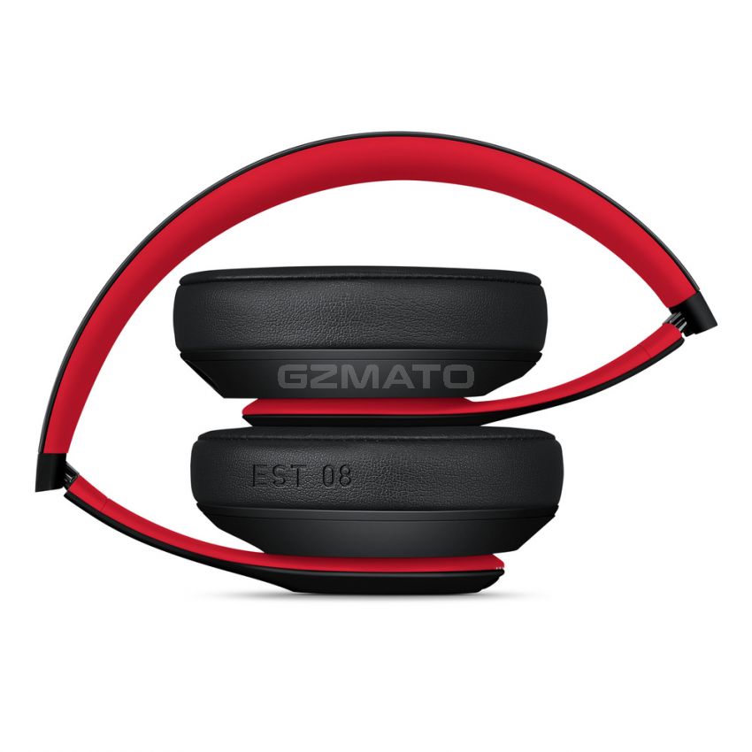 Beats Studio3 Wireless Noise Cancelling Over-Ear Headphones - Apple W1 Headphone Chip, Class 1 Bluetooth, 22 Hours of Listening Time, Built-in Microphone - -The Beats Decade Collection - Defiant Black-Red