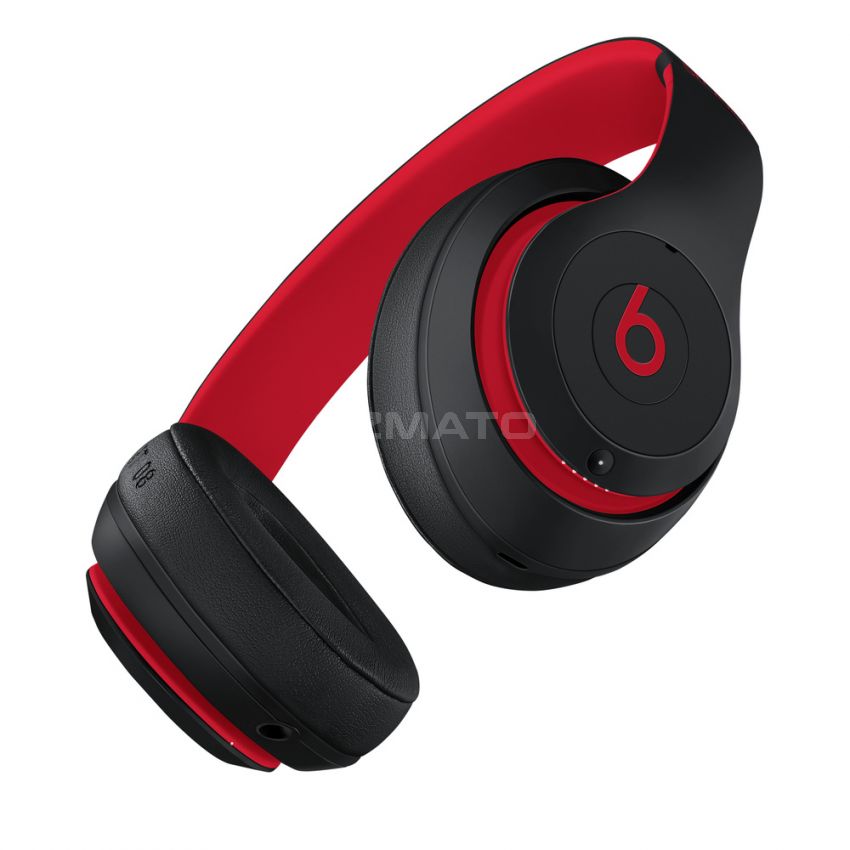 Beats Studio3 Wireless Noise Cancelling Over-Ear Headphones - Apple W1 Headphone Chip, Class 1 Bluetooth, 22 Hours of Listening Time, Built-in Microphone - -The Beats Decade Collection - Defiant Black-Red