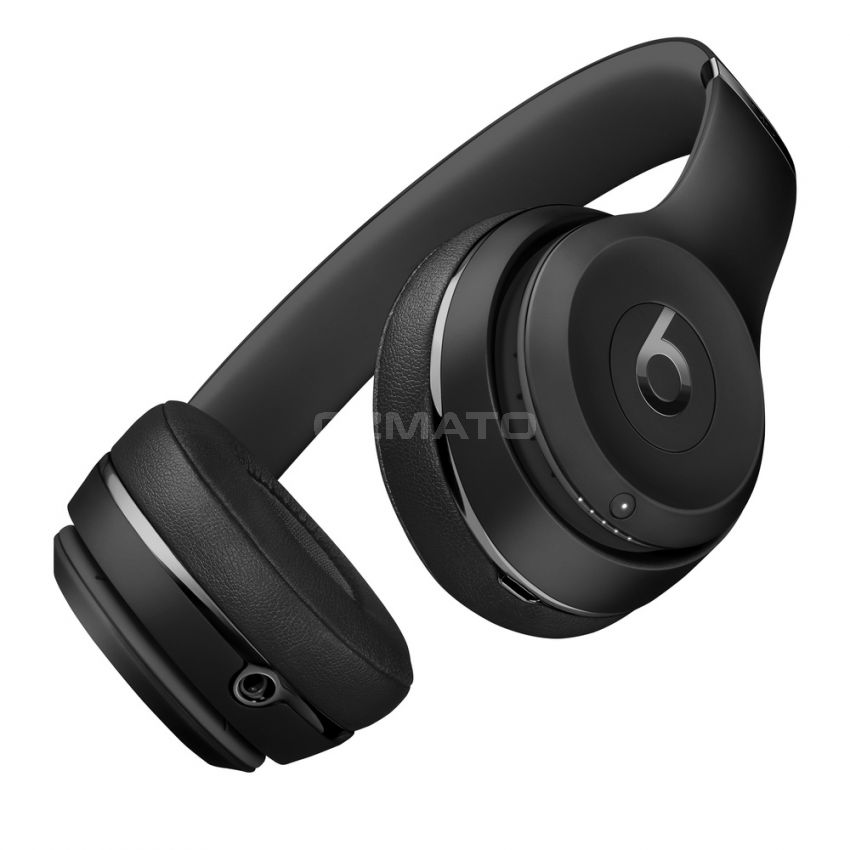 Beats Solo 3 Wireless On-Ear Headphones - Apple W1 Headphone Chip, Class 1 Bluetooth, 40 Hours of Listening Time, Built-in Microphone - -Black