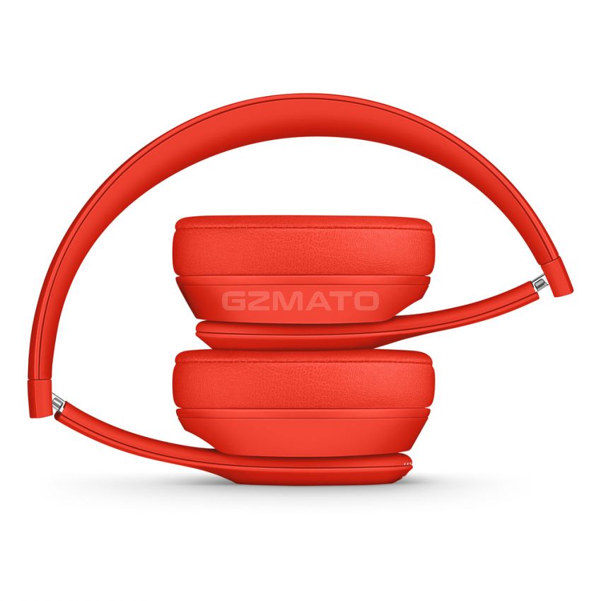 Beats Solo 3 Wireless On-Ear Headphones - Apple W1 Headphone Chip, Class 1 Bluetooth, 40 Hours of Listening Time, Built-in Microphone - -Red