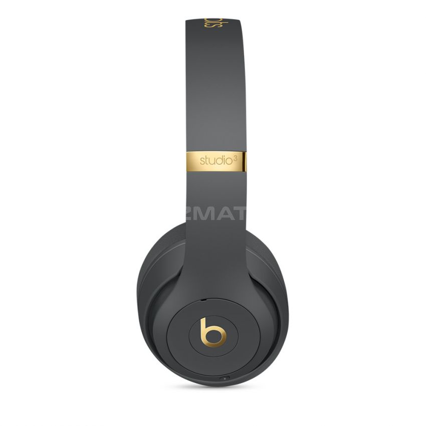 Beats Studio3 Wireless Noise Cancelling Over-Ear Headphones - Apple W1 Headphone Chip, Class 1 Bluetooth, 22 Hours of Listening Time, Built-in Microphone - -Grey