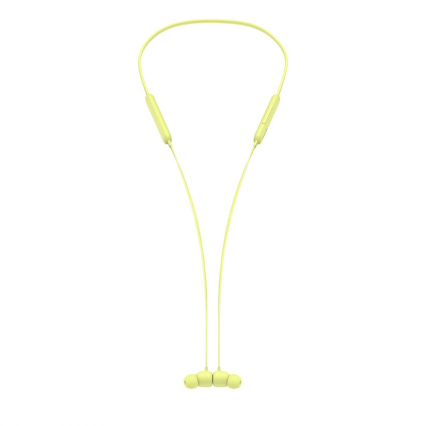Beats Flex Wireless Earbuds – Apple W1 Headphone Chip, Magnetic Earphones, Class 1 Bluetooth, 12 Hours of Listening Time, Built-in Microphone - -Yellow