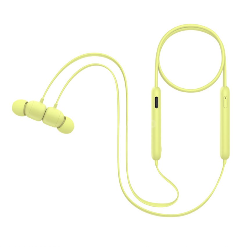 Beats Flex Wireless Earbuds – Apple W1 Headphone Chip, Magnetic Earphones, Class 1 Bluetooth, 12 Hours of Listening Time, Built-in Microphone - -Yellow