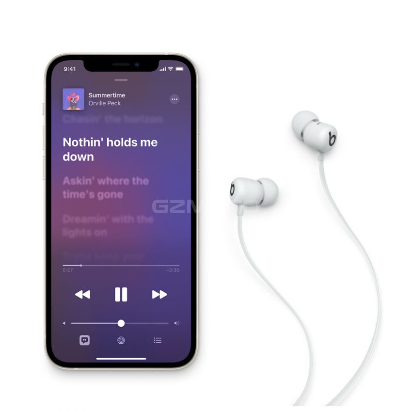 Beats Flex Wireless Earbuds – Apple W1 Headphone Chip, Magnetic Earphones, Class 1 Bluetooth, 12 Hours of Listening Time, Built-in Microphone - -Grey