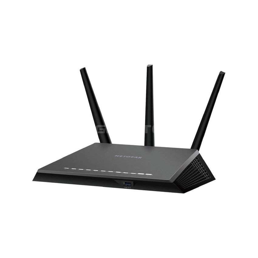 NETGEAR - R7000P-100NAS Nighthawk WiFi Router (R7000P) - AC2300 Wireless Speed (up to 2300 Mbps) | Up to 2000 sq ft Coverage & 35 Devices | 4 x 1G Ethernet and 2 USB ports