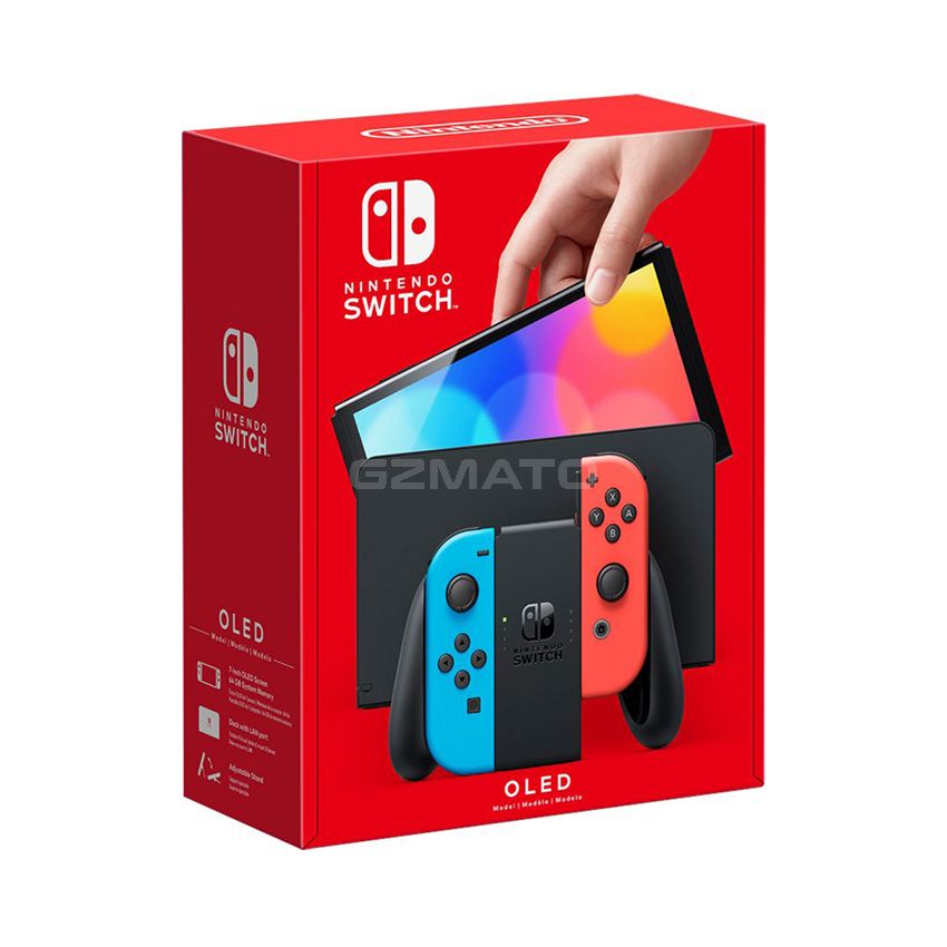 Nintendo Switch™ – OLED Model w/ Neon Red & Neon Blue Joy-Con™ - Neon Red/ Blue -Japan