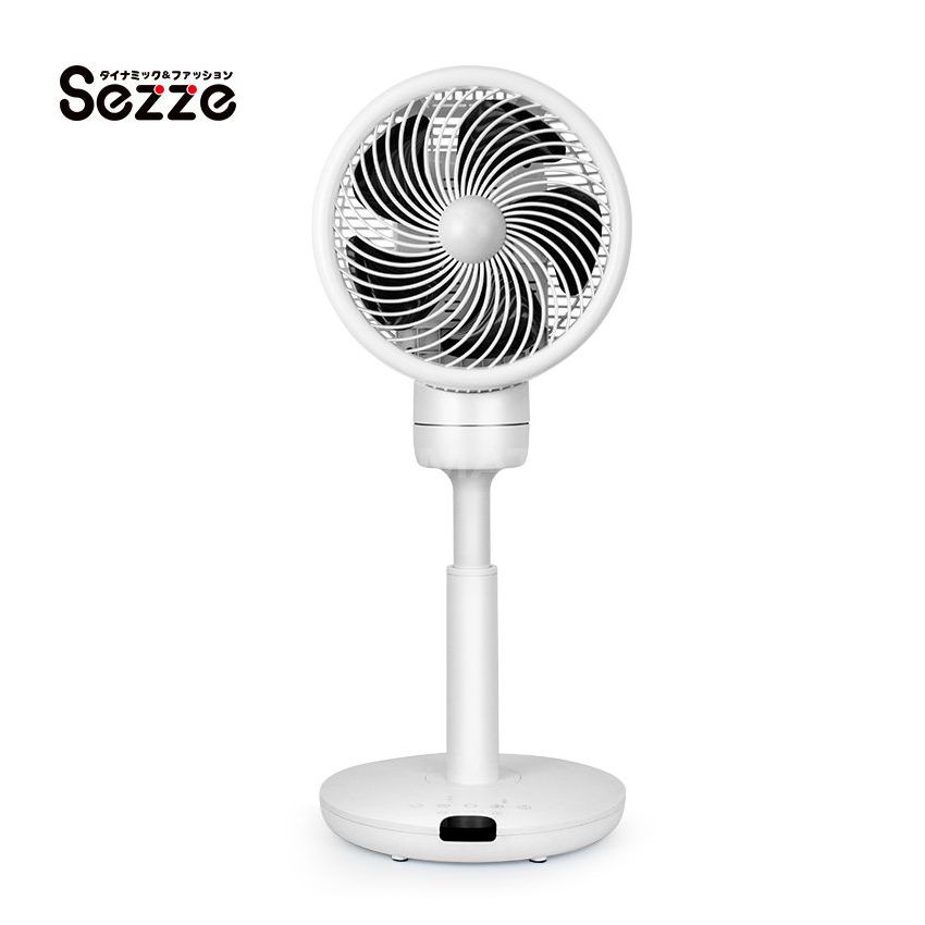 Sezze Y-243W Electric Fan 3D Air Circulator, AI Touch Control, Watt 55W Latest Model