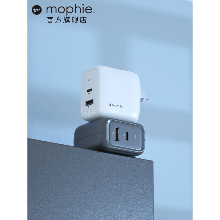 mophie PD65W GaN Fast Wall Charger (Apple Exclusive) for MacBook Air, iPhone, iPad 100-240V 50/60Hz 1.5A (Max)