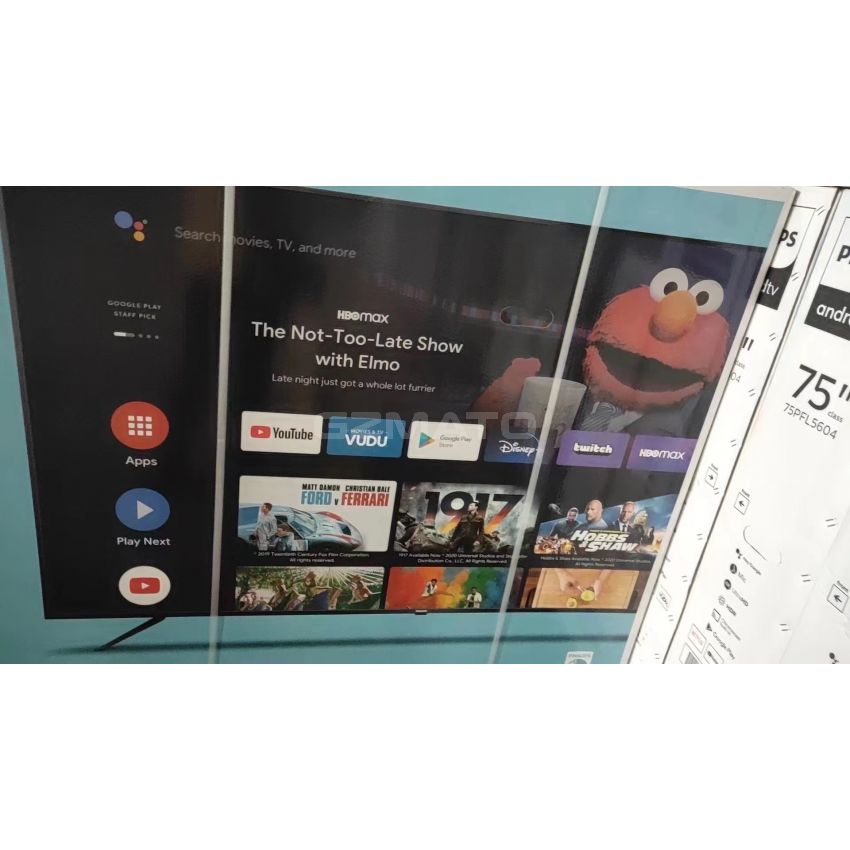Philips 75-inch 5000 Series Android LED TV 16:9/ 4K UltraHD 2160p Built-in Google Assistant 75PFL5604/F7 HDR10 Supported - Black