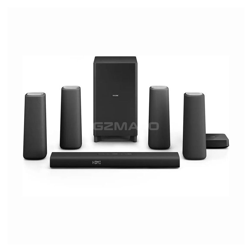 Philips CS5530B Zenit cinema speakers 5.1 Bluetooth NFC HDMI 4K2K pass-through for ultra HD content enjoyment