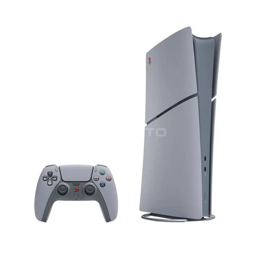 PlayStation 5 Slim Digital Edition - 30th Anniversary Limited Edition Bundle - Gray