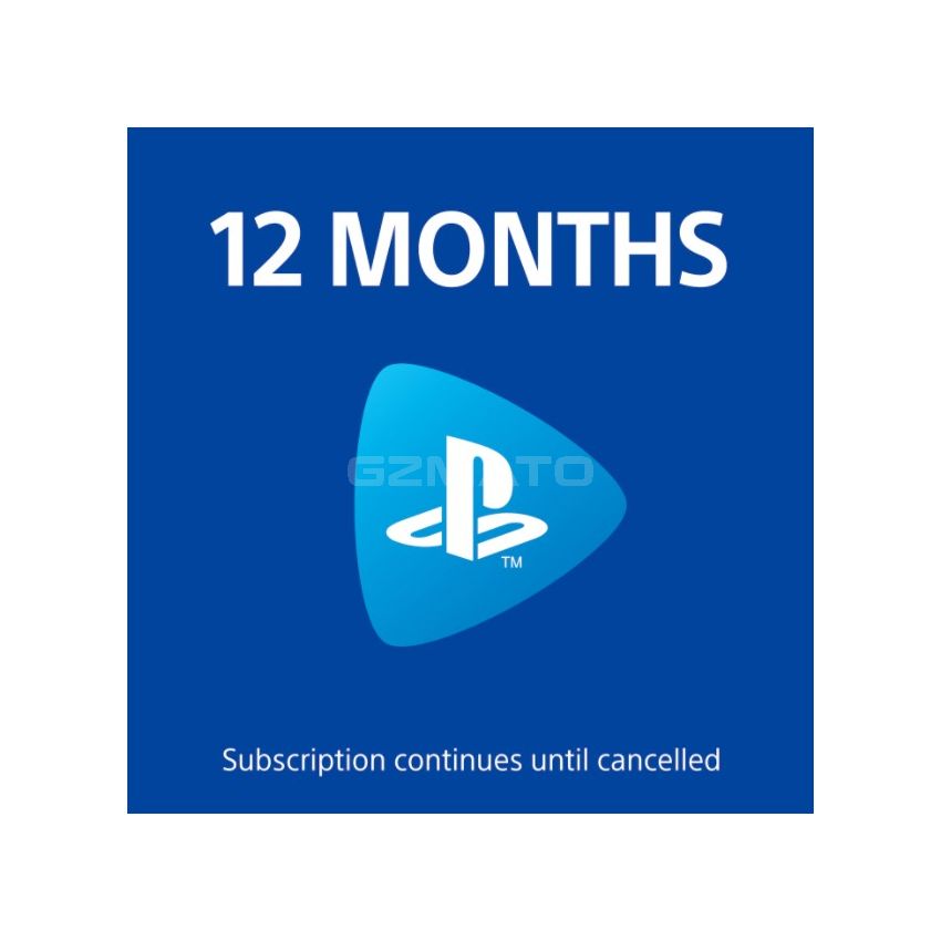 PlayStation Plus 12-Month Subscription Hong Kong Server