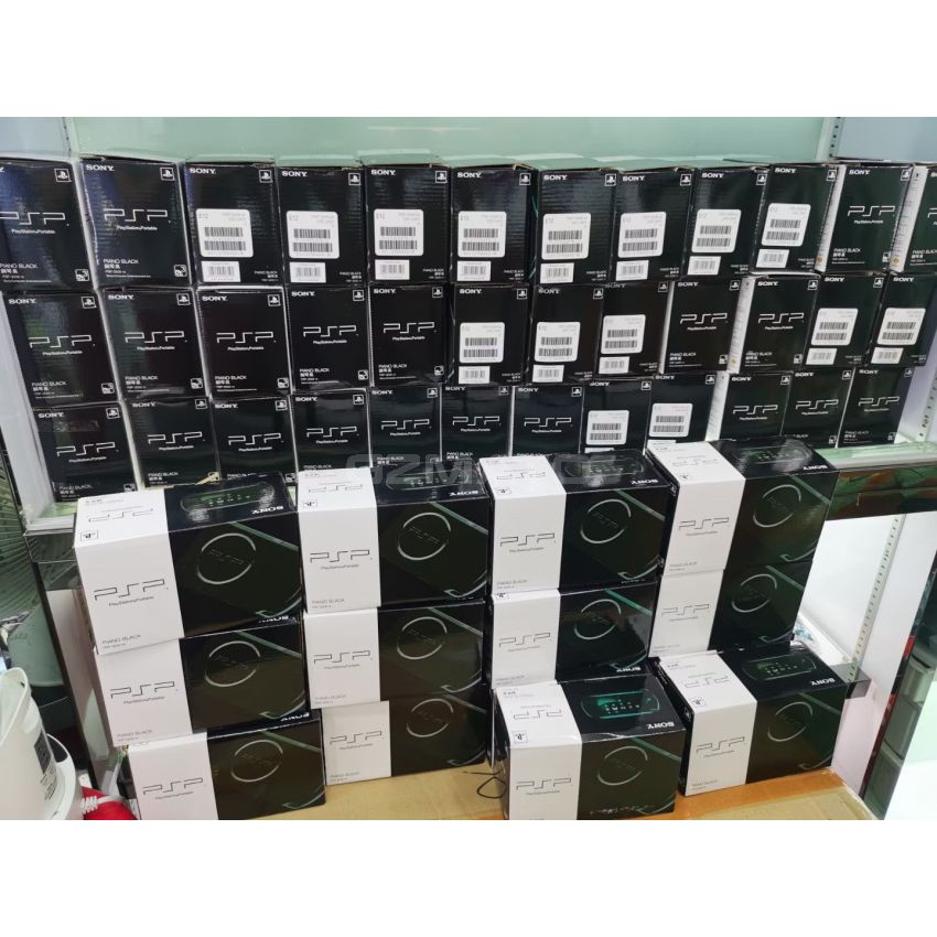 USED - SONY - PlayStation PSP-3000 Handheld Console, 128GB Bulit-in Games - Piano Black Value Pack Japan Model - Second-Hand