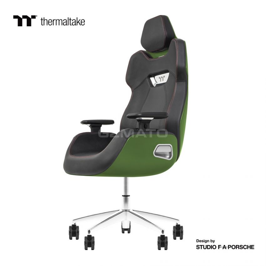 Thermaltake ARGENT E700 Real Leather Gaming Chair (Storm Black) Design by Studio F. A. Porsche