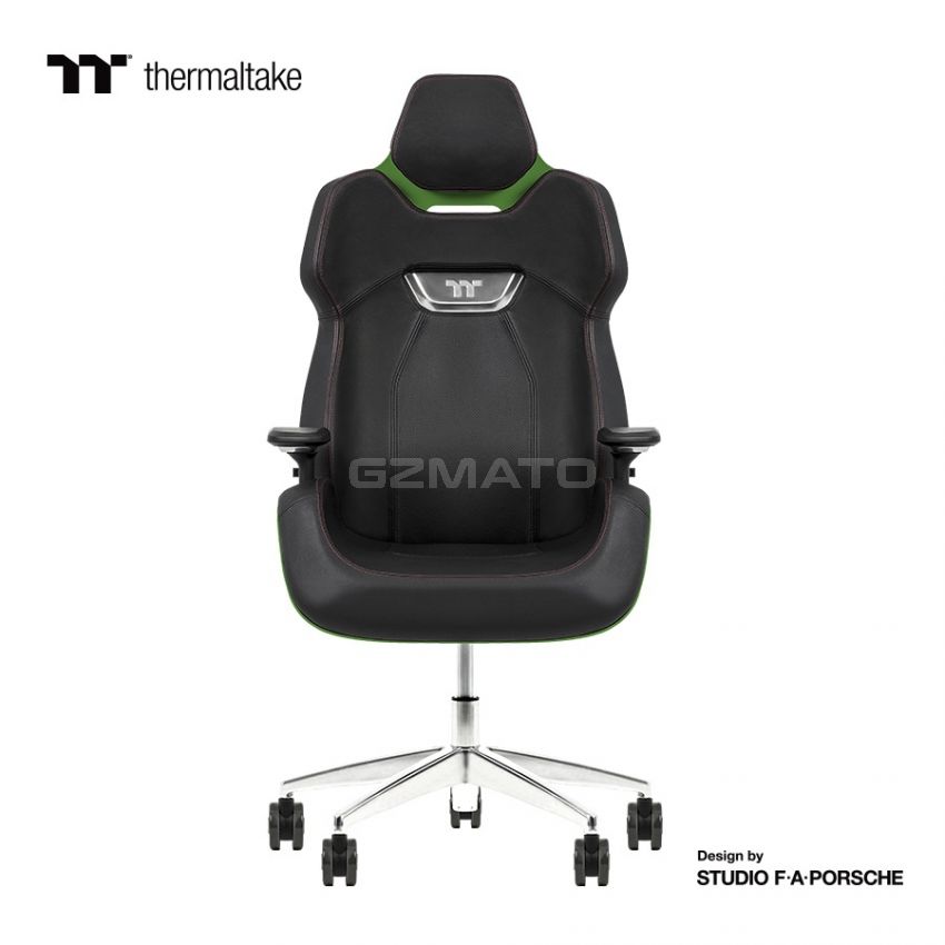 Thermaltake ARGENT E700 Real Leather Gaming Chair (Storm Black) Design by Studio F. A. Porsche