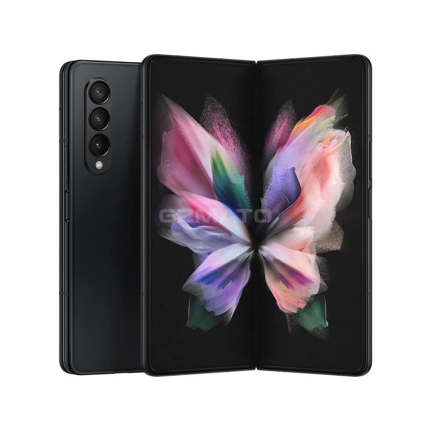 Samsung Electronics Galaxy Z Fold3 5G Factory Unlocked Android Cell Phone Dual Sim Slot Smartphone Tablet 2-in-1 Foldable Dual Screen Under Display Camera