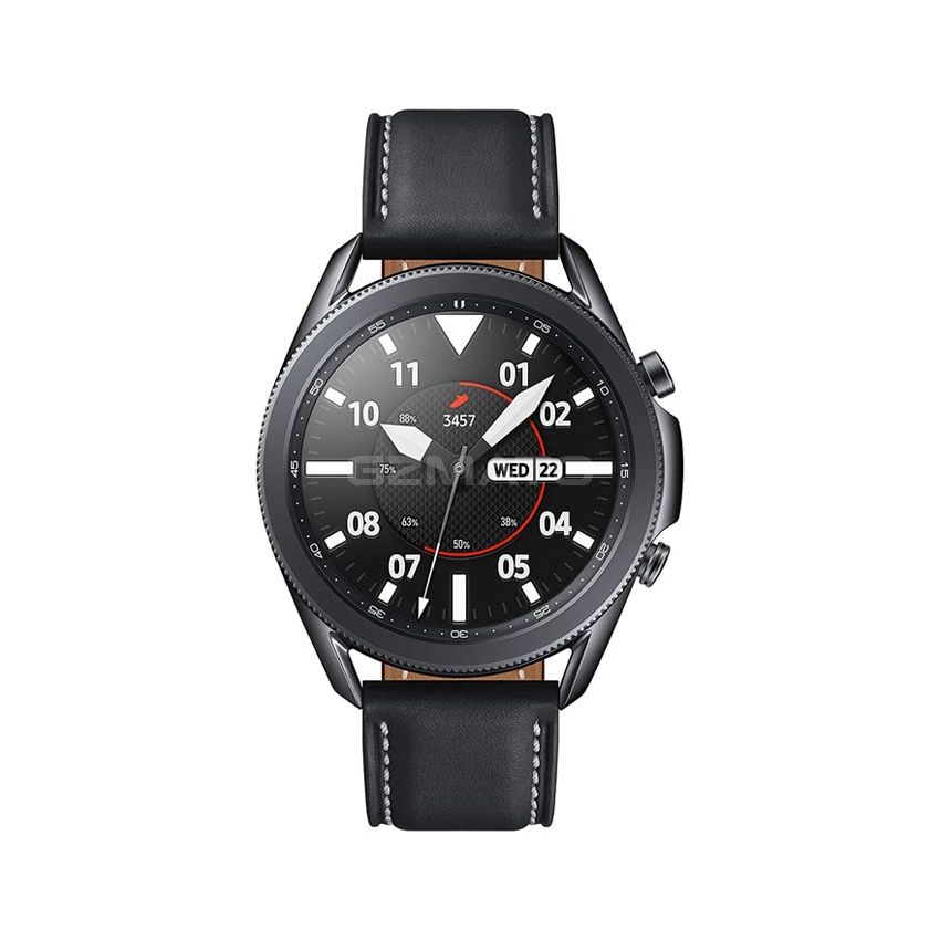 SAMSUNG Galaxy Watch 3 (45mm, GPS, Bluetooth) Smart Watch with Advanced Health Monitoring, Fitness Tracking, and Long lasting Battery - Mystic Black (HK Version)