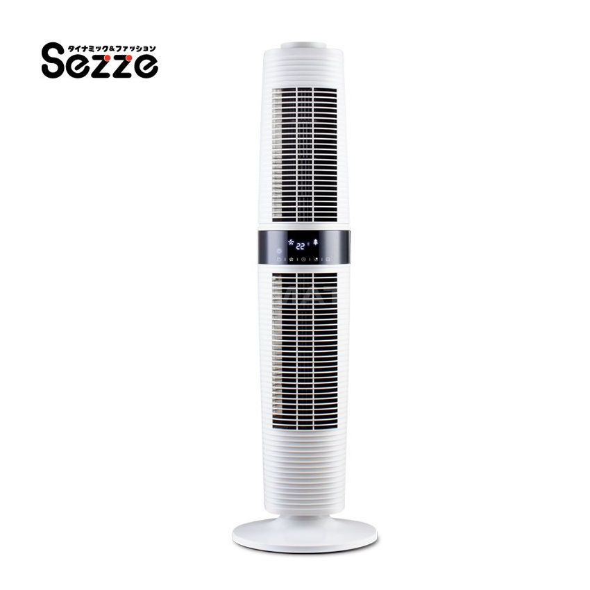 Sezze SE-TF1628 Air Circulator Mid-Tower 3D Japanese Design 220V 50Hz 45W