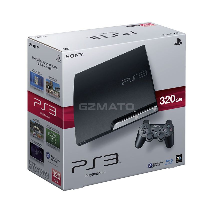 Second-Hand:Used PlayStation 3 2500/ 3000 Series HDD 320GB Game Console Built-in Games - Charcoal Black Unlocked - PS3
