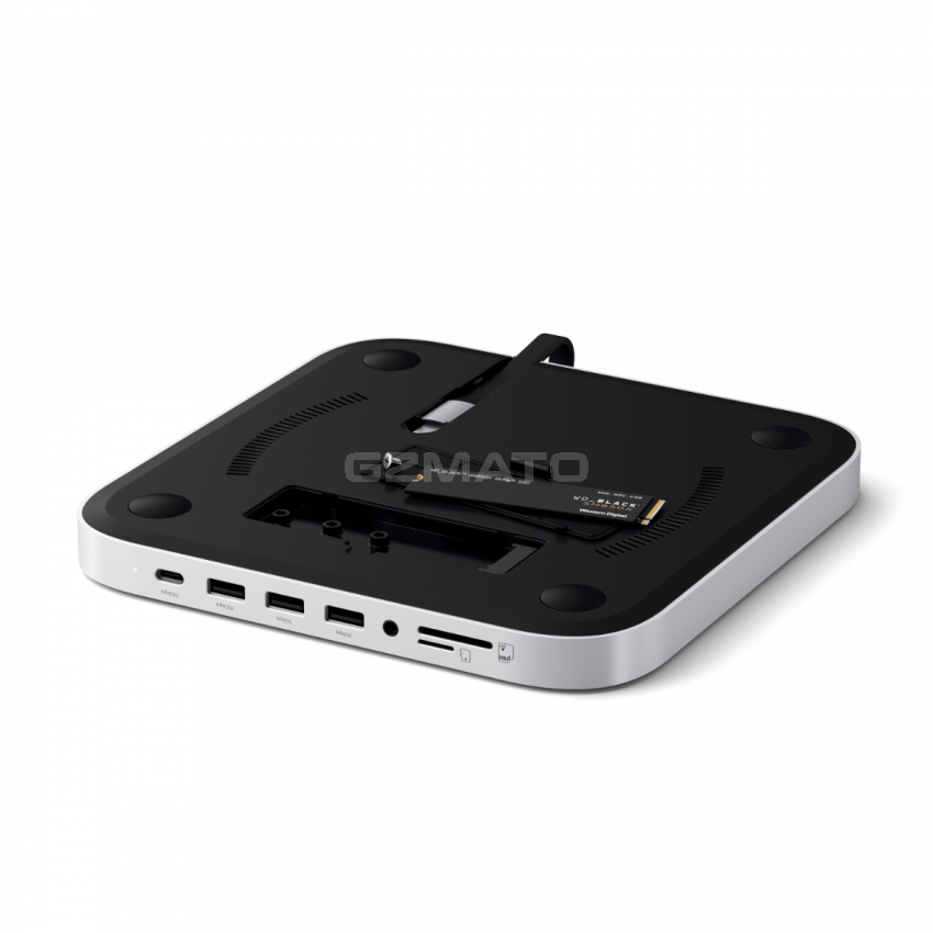 Satechi Stand & Hub For Mac Mini / Studio With NVMe SSD Enclosure
