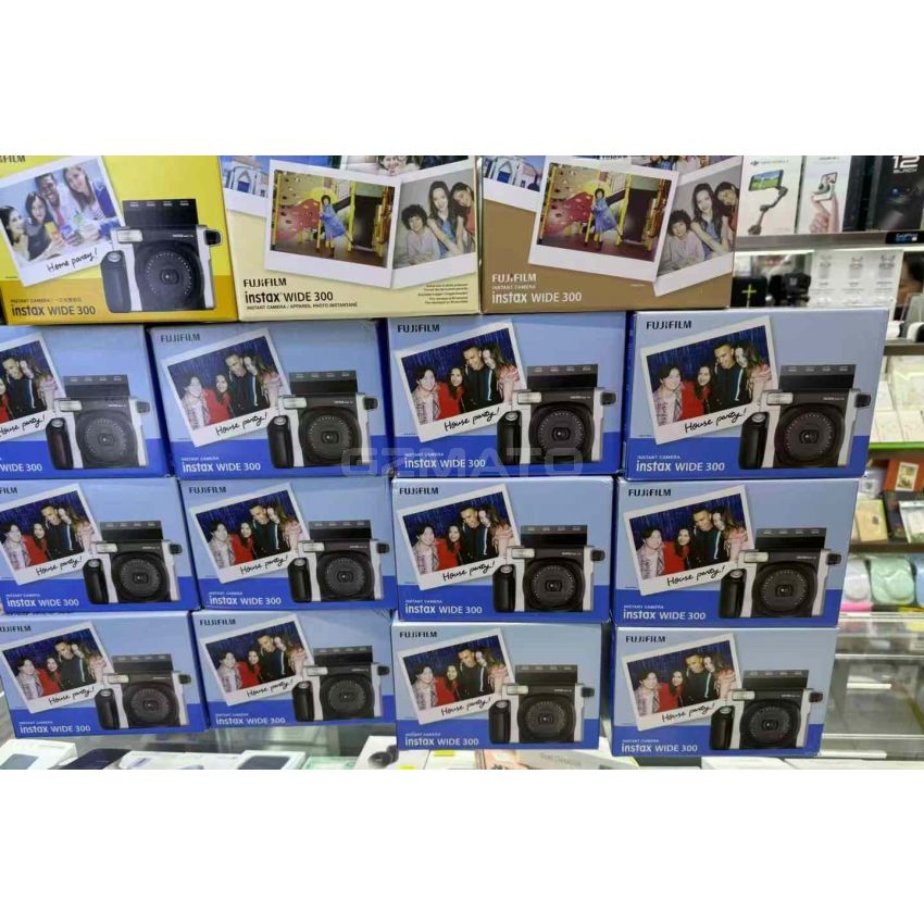 Fujifilm Instax Wide 300 Instant Film Camera (Black)