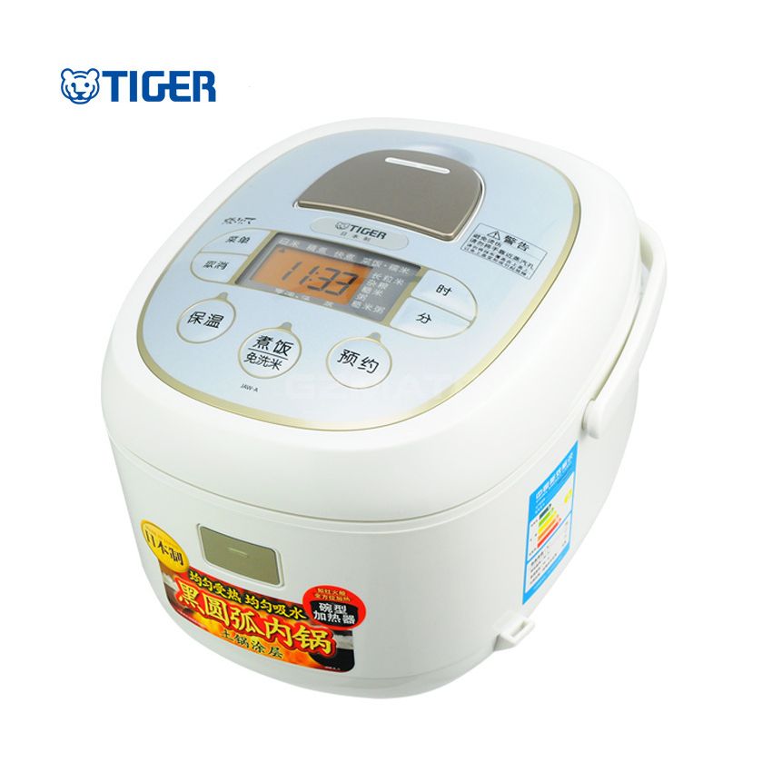 Tiger Electric Smart Rice Cooker JAW-A18C 5L 220V 50/60Hz 918W Japan Import -White