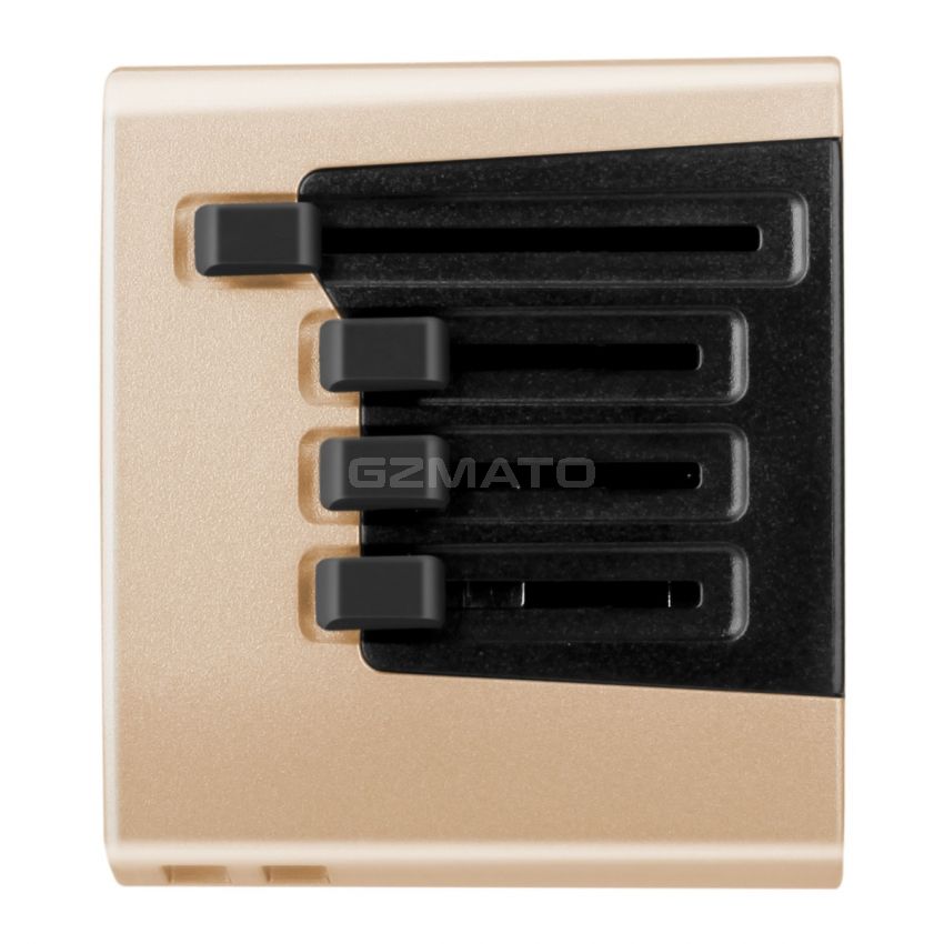 MOMAX 1-World 4 USB AC Travel Adapter 22.5W AC100-230V