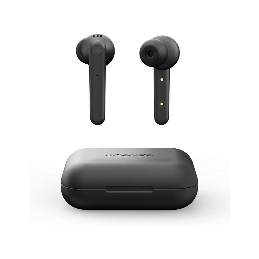 Urbanista Paris True Wireless Earphones 20H Playtime Wireless Charging Case, Bluetooth 5.0, Noise Cancelling Earphones with Touch Controls + Built-in Mic, Compatible with Android and iOS