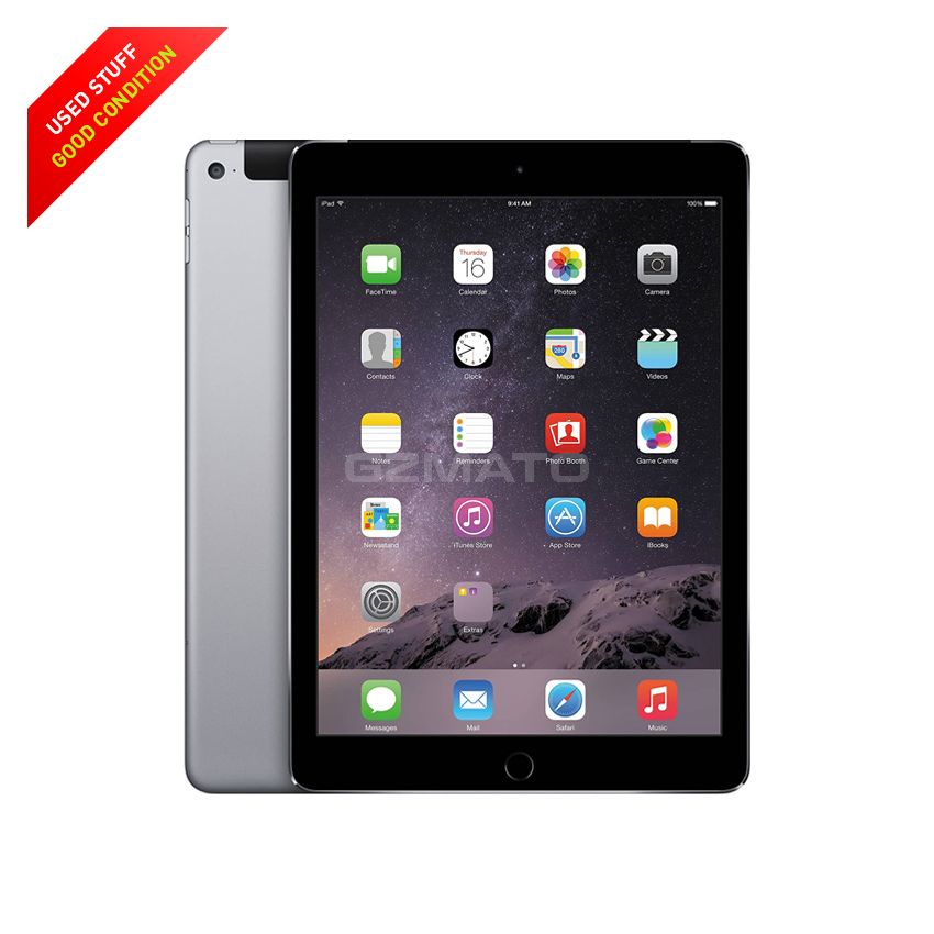 USED Apple iPad Air 2 iPad 6 WLAN 64GB 9.7-Inches - Black, Silver
