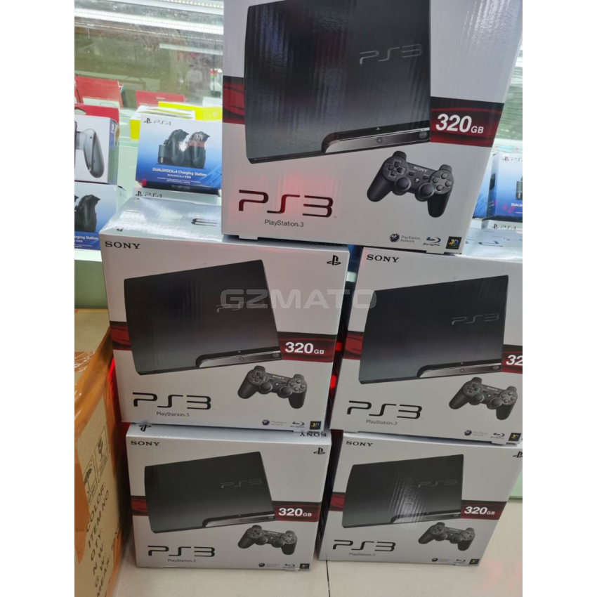 Second-Hand:Used PlayStation 3 2500/ 3000 Series HDD 320GB Game Console Built-in Games - Charcoal Black Unlocked - PS3