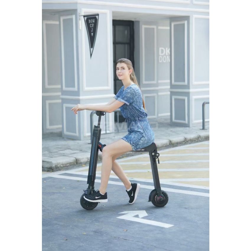 WW WWBETTER W - 007A Dual Use Electric Scooter Smart Folding Bike - Black