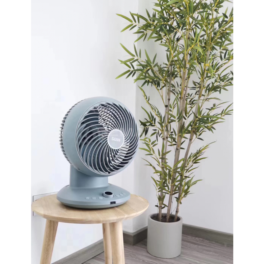 Sezze YK-646W/ YK-646GY Electric Fan, Air circulator 3D AI Control, Japanese Design