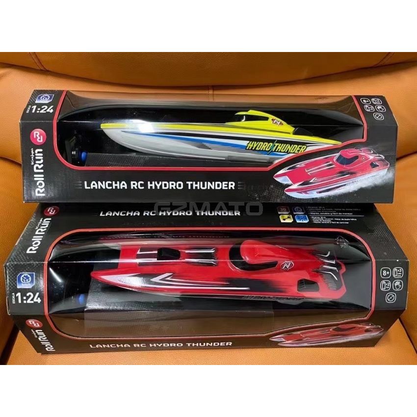 Nikko Radio Control RC HydroThunder Speed Boat. 1:24 Scale w/ 27 MHz Frequency