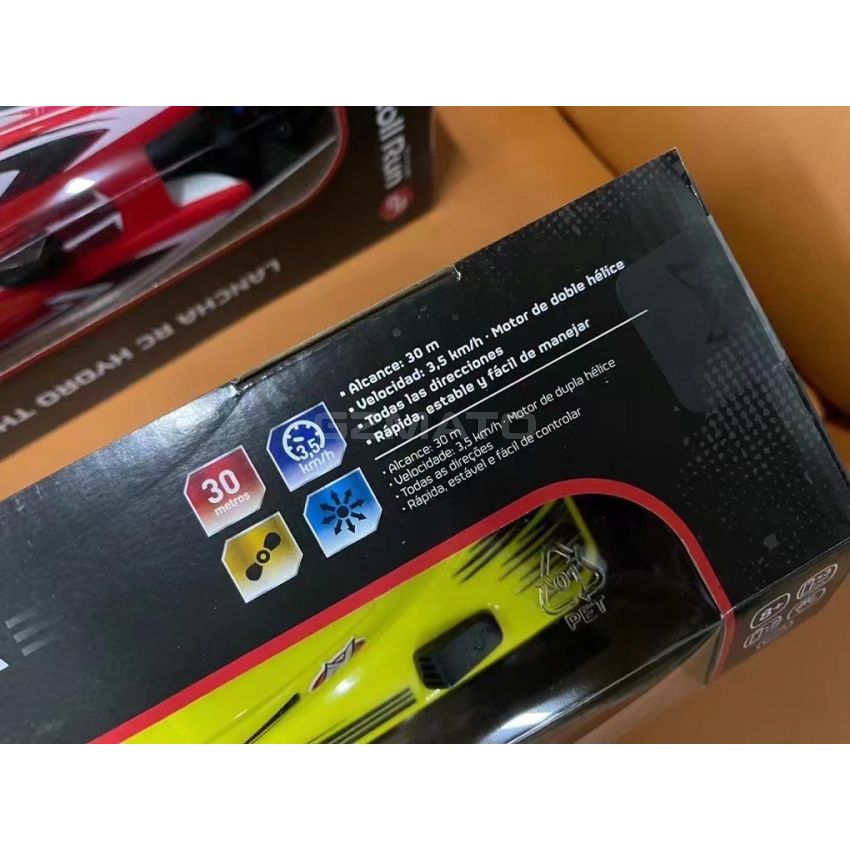 Nikko Radio Control RC HydroThunder Speed Boat. 1:24 Scale w/ 27 MHz Frequency