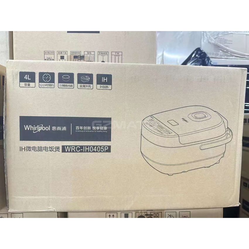 Whirlpool HI0450P Smart Rice Cooker, Electromagnetic heating, metal housing, 12-hour reservation, 4L  220V 1300W