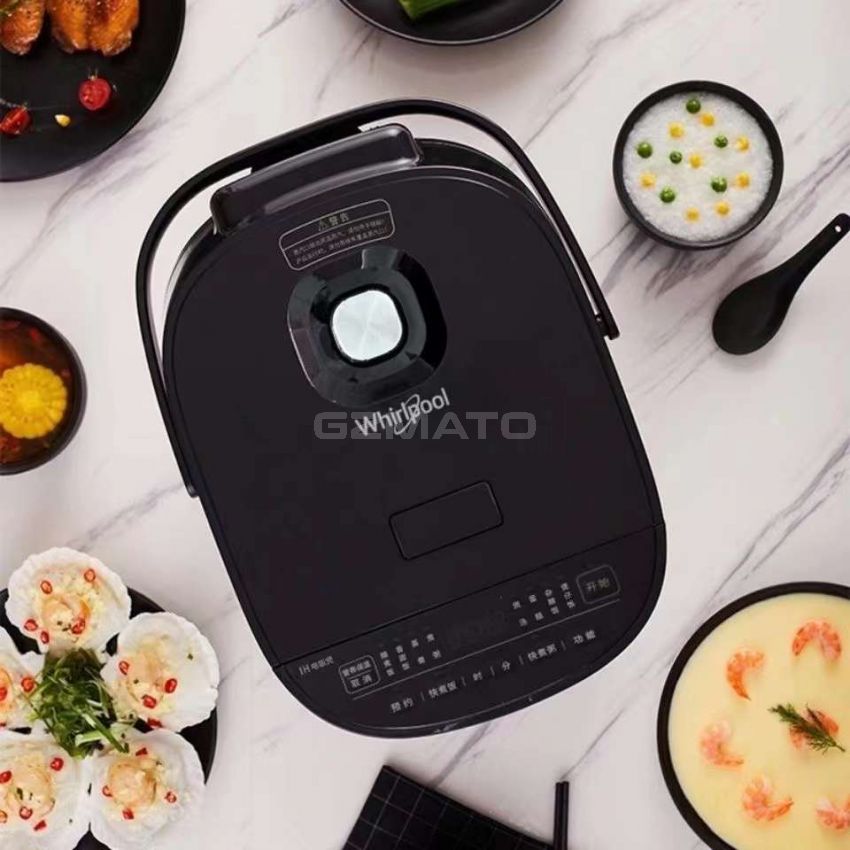 Whirlpool HI0450P Smart Rice Cooker, Electromagnetic heating, metal housing, 12-hour reservation, 4L  220V 1300W