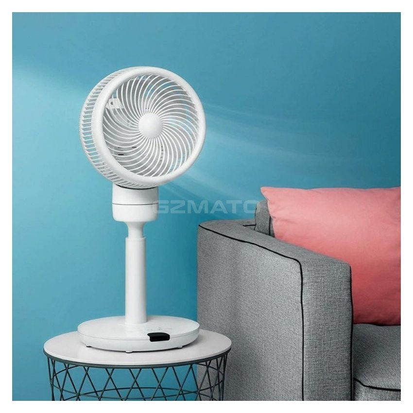 Sezze Y-243W Electric Fan 3D Air Circulator, AI Touch Control, Watt 55W Latest Model